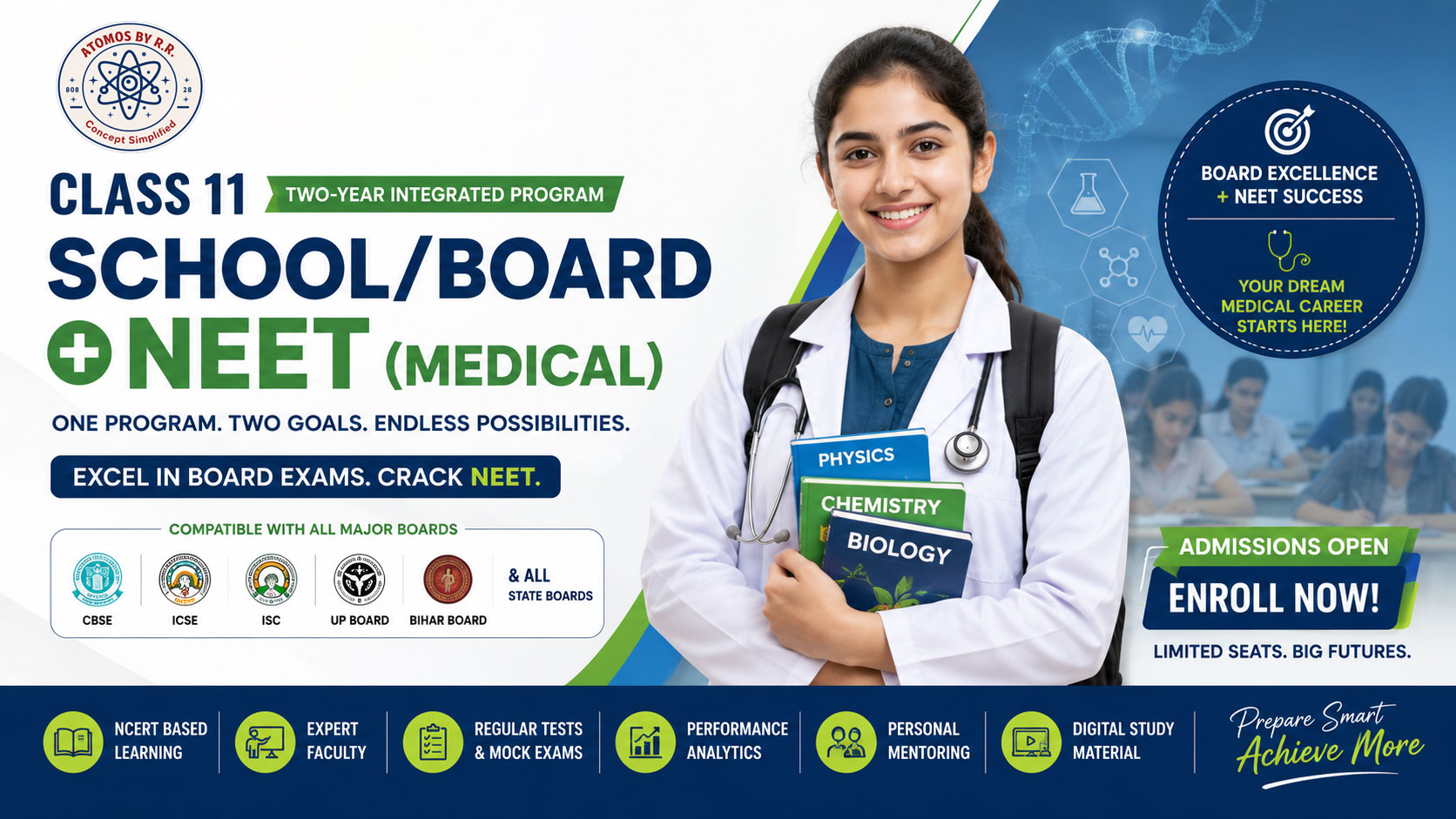 Class-11 Two Year School/Board plus NEET (Medical)