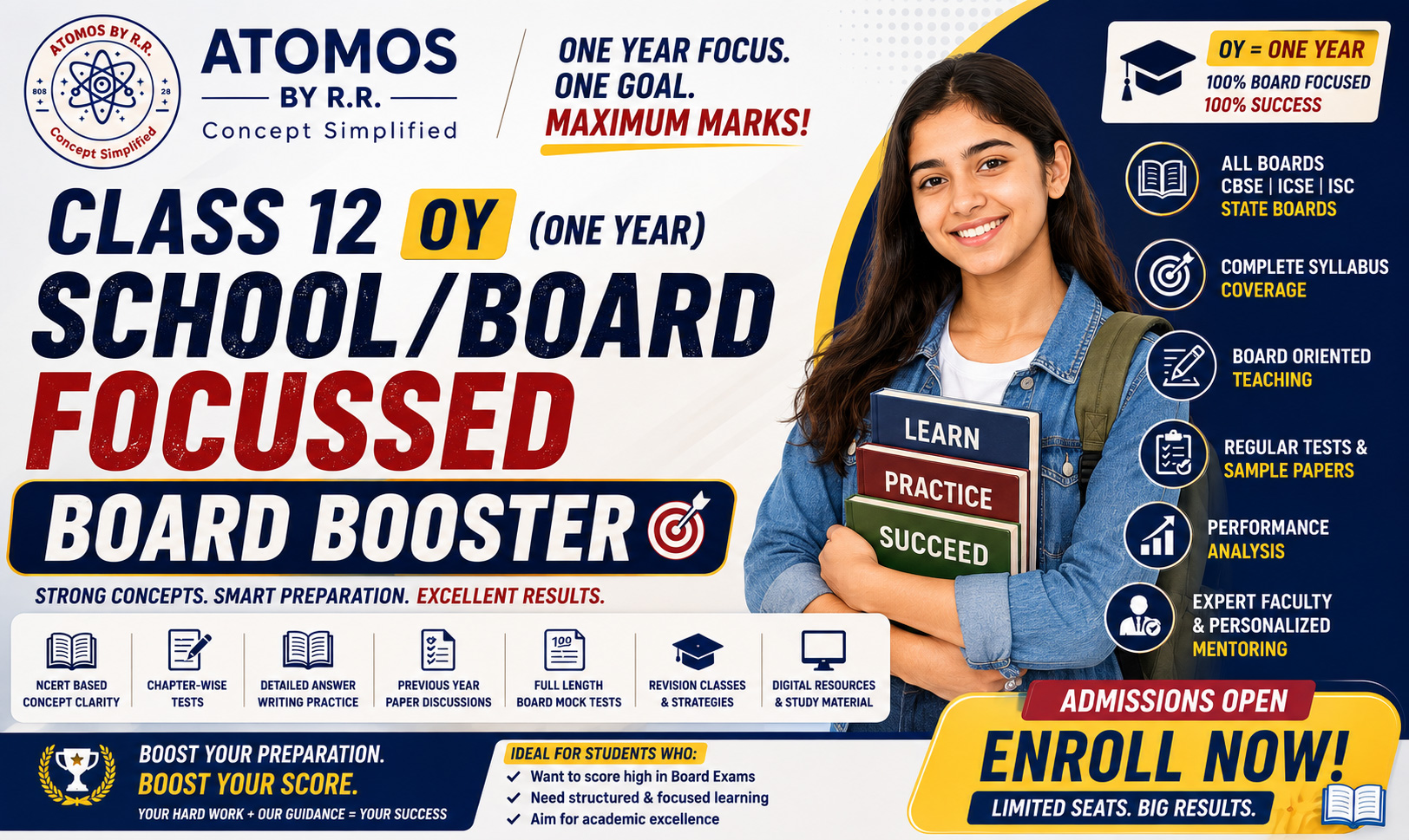 Class-12 OY School/Board focussed : Board Booster