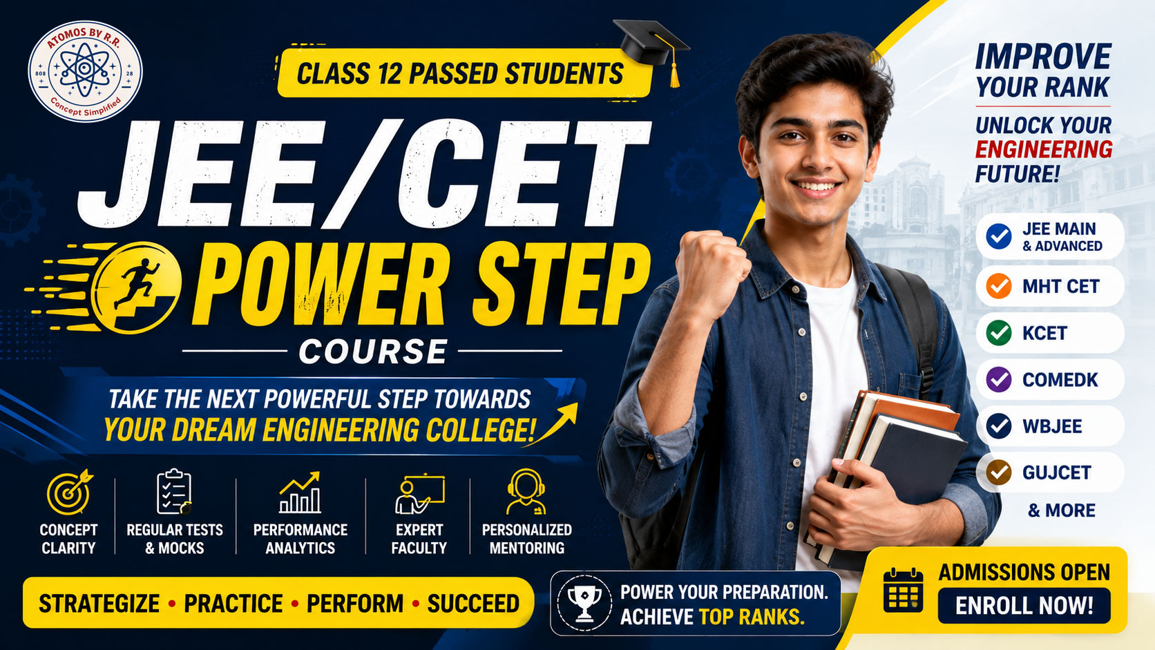 Class-12 Passed JEE/CET : Power Step course [Passed Student]